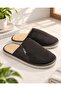 Home Men's House Slippers Soundproof Wool Slippers with Sound-Absorbing Insole - 4