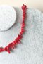 Red Branch Coral Natural Stone Necklace - 2