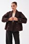 Women's Four-Button Short Cashmere Coat 265293 - - 2