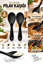 2 Pieces Heat Resistant Pilaf Dessert Spoon Spoon Set Hangable Spoon Fireproof Non-Stick 22cm - 3