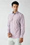 Long Sleeve Regular Fit Pocketed Cotton Easy-Iron Classic Collar Striped Shirt - 2