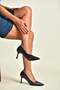 Z308400409 Navy Blue Thin Heeled Women's Shoes