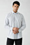 Long Sleeve Regular Fit Plaid Cotton Easy-Iron Classic Shirt - 2