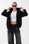 Women's Fur Lined, Elastic Bottom, Hooded, Zipper Closure Coat 265330 - - 2