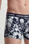 Jacabstract Flower Men's Boxer 3-Pack Patterned Comfortable Cotton Daily - 4