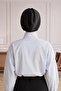 Chiffon Bonnet with Back Gathering Detail, B-102S - 3