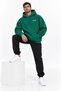 Unisex Women's and Men's Fall Forward Design Text Printed Oversize 3 Thread Hooded Sweatshirt - 4