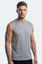 Hazzar I 3-Piece Set Men's Sleeveless Light Blue - Khaki - Silver T-Shirt - 5
