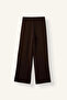 F1028Axbn338 Brown Straight Fit Straight Leg Modal Trousers - 7