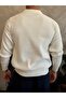 Men's Relaxed Fit Button Closure Polo Sweater Beige Eca090 - 4