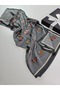 Luxury Voile Silk Shawl Hijab Foulard Scarf Shawl Horse Pattern 70 X 180 cm