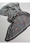 Luxury Voile Silk Shawl Hijab Foulard Scarf Shawl Horse Pattern 70 X 180 cm - 2