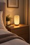 Decorative Table Lamp 3 Colors Light Lampshade Brightness Adjustable Night Tabletop Lamp Wired 334 - 6