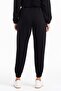 Unisex Black Sweatpants with Elasticated Sweatpants - 3