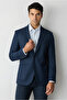 6 Drop Regular Fit Standard Cut Wool Patterned Mono Collar Sports Jacket