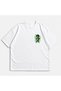 Men's Wear Premium Unisex Printed 100% Cotton Crew Neck Short Sleeve Black-White T-Shirt - 6