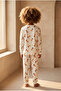 Children's Mouse Patterned Packaged Pajama Set Ecru - 5