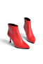 N282102109 Red Thin Heeled Pointed Toe Women's Boots - 8