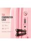 Large Hard Shell Suitcase, Expandable Polypropylene PP Luggage with TSA007 Combination Lock, Double Zipper, Spinner Wheels and USB Charging Port, Travel Trolley Bag - 20 inch - 2