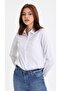 Women's Cotton Ribbed Long Sleeve Basic Classic Shirt - 2