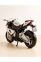 Kids White Police Remote-Control Motorcycle - 2