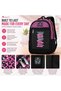 School Backpack for Girls, Pink Floral Kids Backpack with Multiple Compartments, Front Pocket & Medicated Foam For Back Support, Stylish School Bag for Kids & Teens - 5
