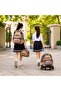 Kids Trolley Backpack Set 3 Piece, School Bag with Lunch Bag, Pencil Case & 3 wheel Detachable Trolley, 3D Design Rolling Backpack for Boys & Girls - 7