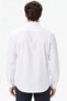 Mens Slim Fit White Cotton Shirt Slim Fit Organic Cotton Men's Shirt White - 2