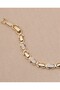 Elegant Oval Detailed Zircon Stone Xuping Steel Bracelet, Tarnish-Resistant Steel Bracelet 17+2 cm - 3