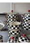 Enamel Kitchenware Set 14 Pieces Checkerboard - 4