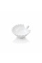 Parrot 1 Piece White Leaf Patterned Mini Sauce Bowl – Jam Bowl and Breakfast Serving Bowl