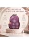 Girls School Bag Set, 3 Piece Kids Backpack Set with Lunch Bag & Pencil Case, Floral School Backpack for Girls, Multi Pocket Book Bag, Travel & Everyday Use - Purple - 2