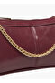 Chain Detail Shoulder Bag with Zip Closure - 5