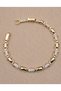 Elegant Oval Detailed Zircon Stone Xuping Steel Bracelet, Tarnish-Resistant Steel Bracelet 17+2 cm - 6
