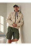 Men's Water-Resistant Stone Raincoat & Windbreaker with Zipper Pockets - 2