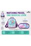 Kids 3 Wheel Trolley School Backpack Set, 3 wheel Detachable Rolling School Bag with Lunch Bag and Pencil Case for Kids (Arora) - 5