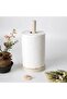 Travertine Paper Towel Holder Ecru - 2