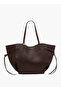 Textured Tote Bag with Knotted Detail