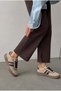 Women's Mink-Brown Lace-Up Casual Walking Sneaker Sports Shoes Rota - 4