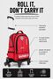 Kids 3 Wheel Trolley School Backpack Set, 3 wheel Detachable Rolling School Bag with Lunch Bag and Pencil Case for Kids (Superior) - 2