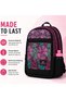 School Backpack for Girls, Pink Floral Kids Backpack with Multiple Compartments, Front Pocket & Medicated Foam For Back Support, Stylish School Bag for Kids & Teens - 4