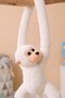 White Monkey Plush Toy That Can Cling to Hands - 6