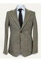 Oat Beige Corduroy Jacket with Pockets - 6