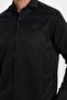 Men's Regular Fit Comfortable Cut Long Sleeve Cotton Easy-Iron Dobby Black Shirt - 5