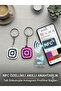 Instagram Keychain with Nfc Technology - One-Touch Profile Opening Digital Social Media Business Card - 2