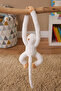 White Monkey Plush Toy That Can Cling to Hands - 7