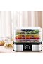 Food Dehydrator, Electric 5 Layer Fruit Vegetable Meat Dryer, Professional 360 Degree Hot Air Circulation System, 5 Stackable Drying Trays - 8
