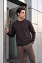 Logo Cotton Crew Neck Sweatshirt Men's Sweatshirt 5905883