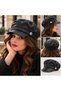 Women's Cap Hat, Vintage Model with Brim, Stylish Casual Autumn Winter Hat - 2