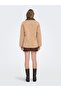 Women's Spread Collar Buckle Closure Suede Jacket - Laggie - 3